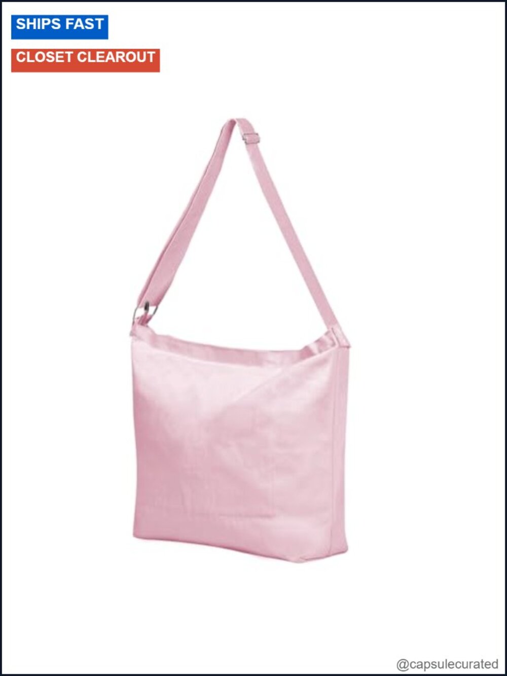 Large Canvas Crossbody Tote Hobo Bag Shoulder Handbag Recycled Machine Washable
